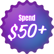 Spend $50+
