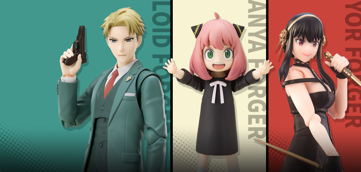 SPY x FAMILY Figure S.H.Figuarts ANYA FORGER LOID FORGER YOR FORGER