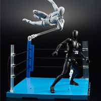 Special site TAMASHII STAGE revolution! A lot of parts specialized in wrestling techniques, ACT. Ring corner