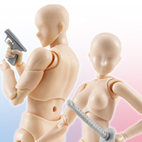 The long-awaited DX SET is now available on the special site SHFiguarts "Body-kun" and "Body-chan" Pale orange Color Ver.!