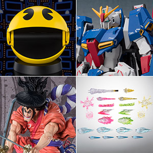 TOPICS [Released on June 19th at general stores] A total of 4 products including PAC-MAN-Man, KOZUKI ODEN, Ζ Gundam, and Effect Parts Set 2 are now on sale!
