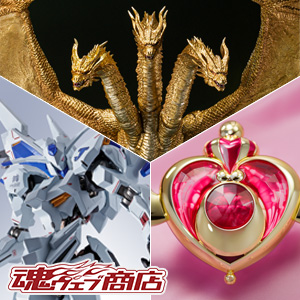 TOPICS [TAMASHII web shop]高达贝尔、Crisis Moon Compact、王者基多拉开始预订！