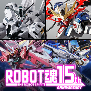 [ROBOT SPIRITS] Information on three topics for the 15th anniversary of THE ROBOT SPIRITS is available! New products from &quot;Gundam the Witch from Mercury,&quot; &quot;Gundam SEED DESTINY,&quot; and &quot;Gundam Iron-Blooded Orphans&quot;!