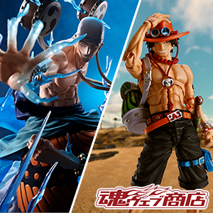 [Tamashii web shop] Portgas D. Ace -Fire Fist-、Enel-6000万V“雷龙”-将于6月3日上午9点开始预订！