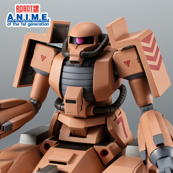 [Special site] [ROBOT SPIRITS ver. A.N.I.M.E.] &quot;&lt;SIDE MS&gt; MS-06V ZAKU TANK SAND SHEEP ver. A.N.I.M.E.&quot; from &quot;Mobile Suit Gundam&quot; appears!