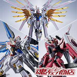 [Tamashii web shop] Second orders for Infinite Justice will begin on June 19th at 5pm! Second orders for Strike Freedom will begin at 6pm, and Proud Defender will begin at 7pm!