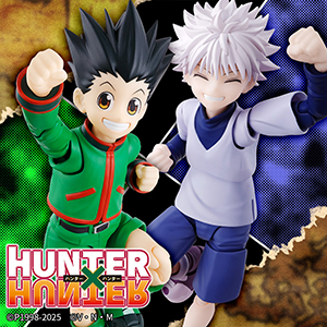 HUNTER×HUNTER（猎人×猎人）S.H.Figuarts [ ] &quot;Gon &quot;和 &quot;Killua &quot;出现在 ！