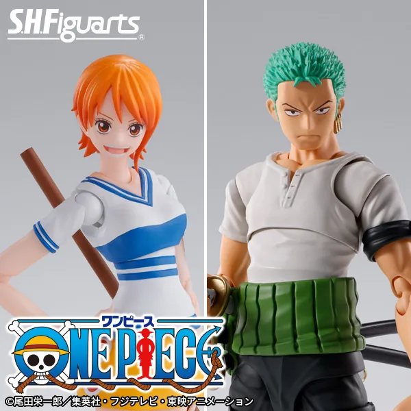 NAMI -ROMANCE DAWN-" and "RORONOA ZORO -ROMANCE DAWN-" will be resold from "ONE PIECE" and "S.H.Figuarts"!