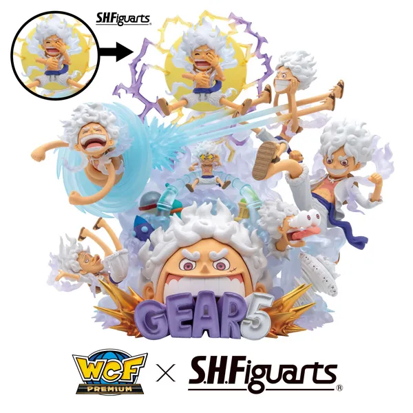 [ONE PIECE] "World Collectable Figure × S.H.Figuarts MONKEY.D.LUFFY -GEAR5-" is now available!