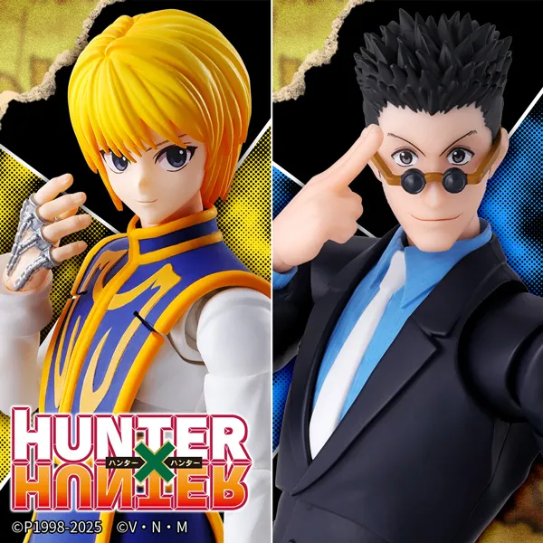 【HUNTERxHUNTER「古拿比加」和「里奧里奧」在S.H.Figuarts登場！
