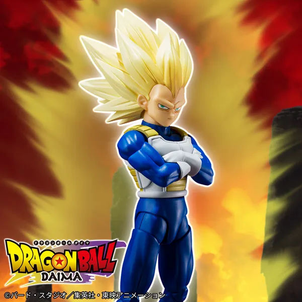 【ドラゴンボールDAIMA】「スーパーサイヤ人3ベジータ」がS.H.Figuartsに登場！