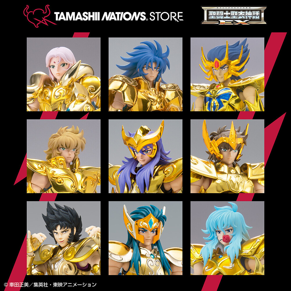 [TAMASHII STORE] 9 Gold Saints from the &quot;SAINT CLOTH MYTH EX&quot; series will be resold!