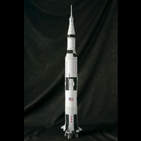 Adult CHOGOKIN Apollo 11 & Saturn V (five) type rocket