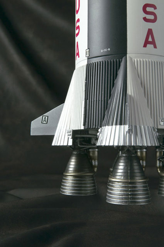 Adult CHOGOKIN Apollo 11 & Saturn V (five) type rocket 07