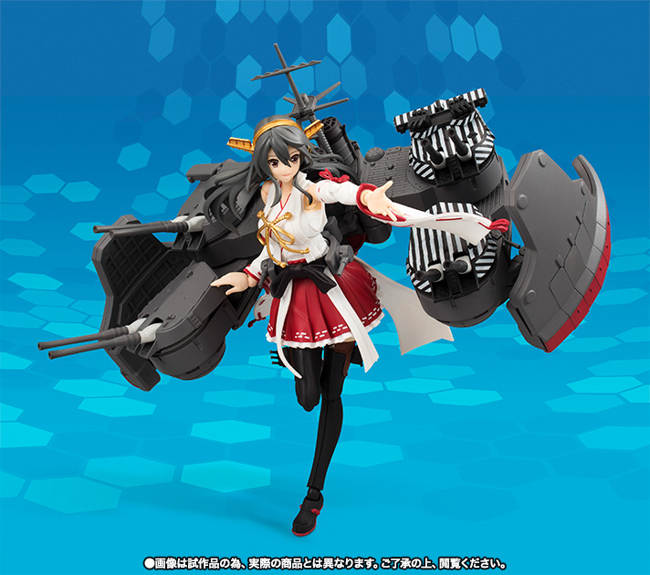 Action Figure Bandai Tamashii Nation 2015 | Armor Girls Project KanColle MUSASHI | PVC E ABS 140 Mm Da Collezione