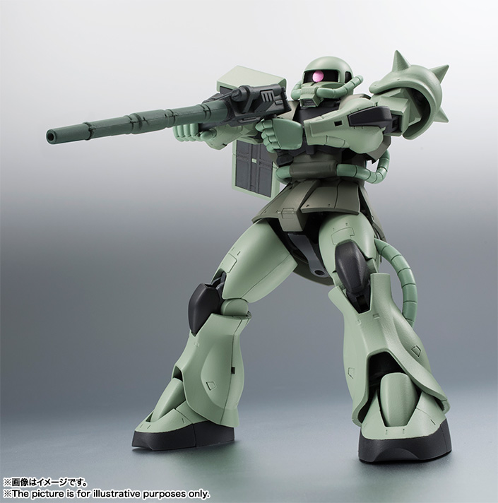 ROBOT魂<SIDE MS> MS-06 量産型ザクver. A.N.I.M.E. | 魂ウェブ