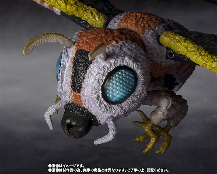 S.H.MonsterArts Mothra (Mature) & Mosla (Lymph) Special Color Ver