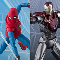 S.H.Figuarts スパイダーマン（ホームカミング） ホームメイドスーツver. & アイアンマン マーク47