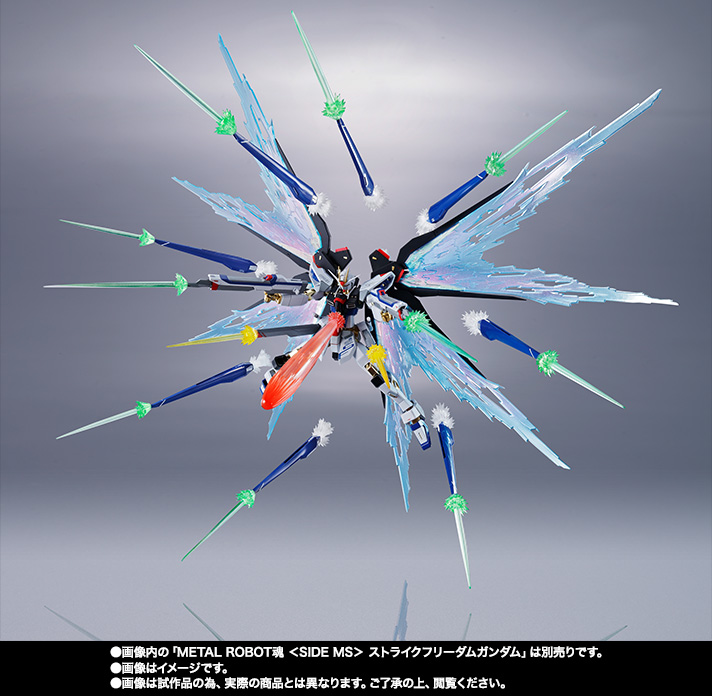METAL ROBOT魂 ストライクフリーダムガンダム+光の翼エフェクトセット-