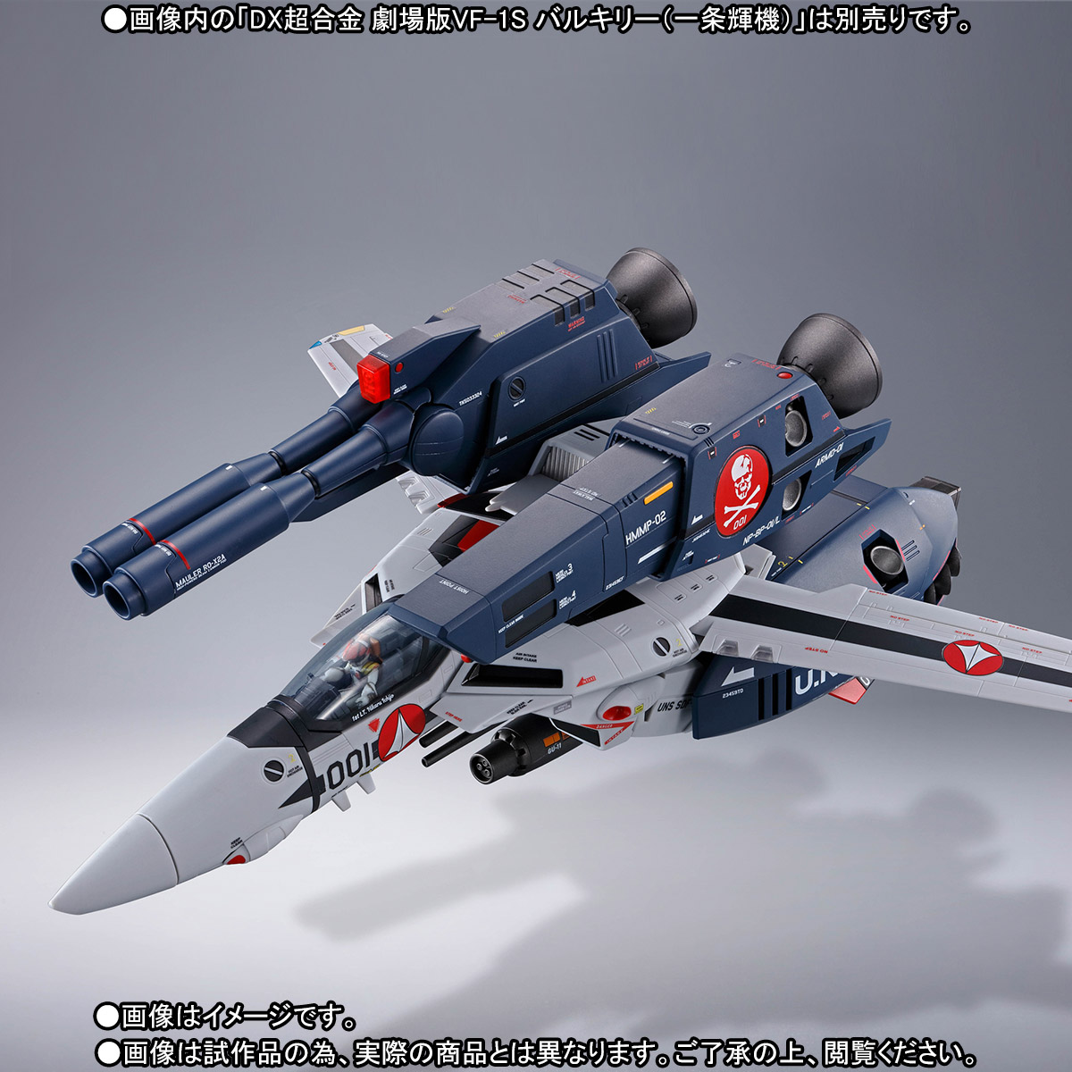 フィギュアDX超合金 劇場版VF-1S(一条機)&劇場版ストライク/スーパーパーツ