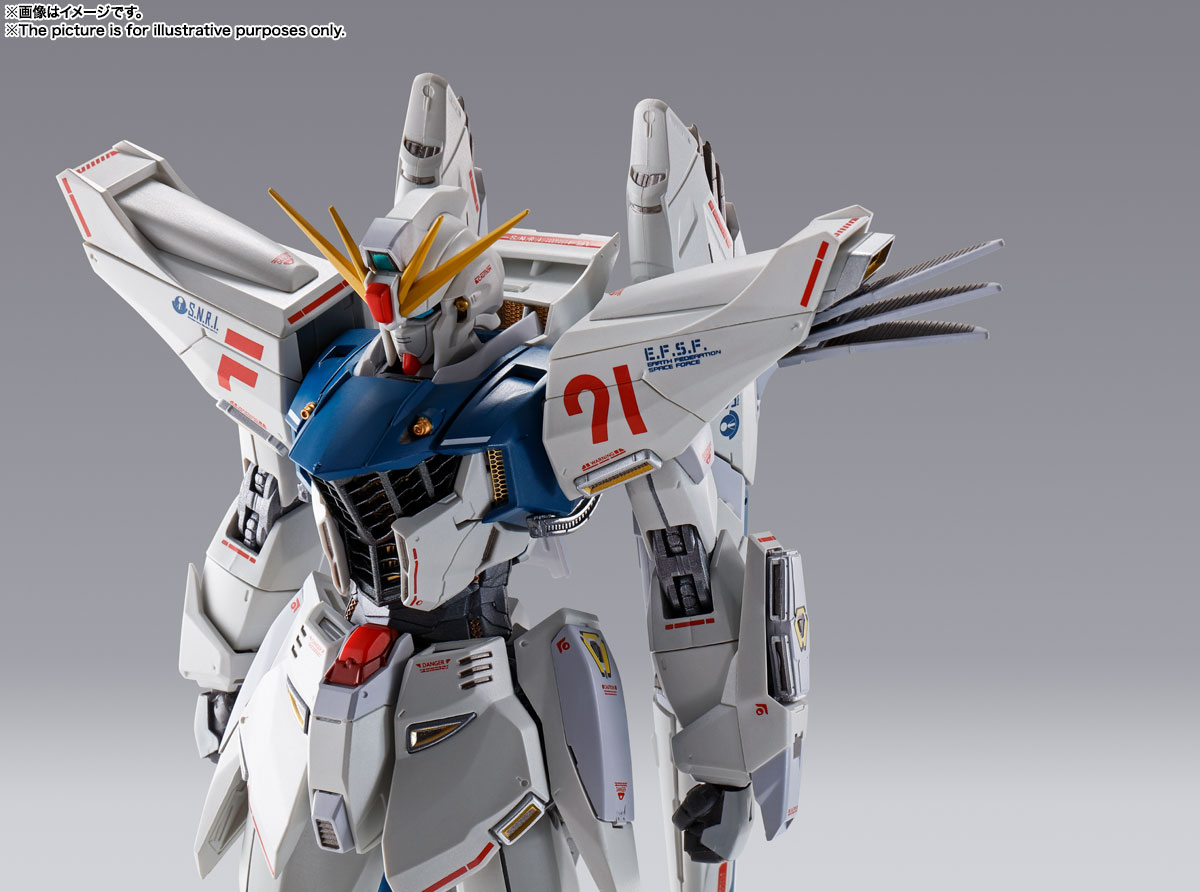 METAL BUILD ガンダムF91 CHRONICLE WHITE Ver.ABSPVCダイキャスト製
