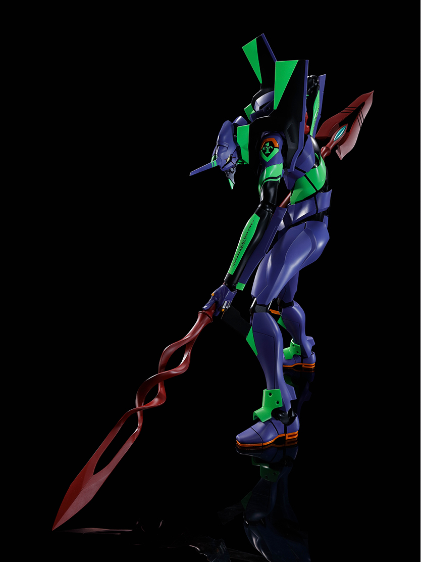 DYNACTION Figure Evangelion General-purpose Humanoid Battle Weapon Android EVANGELION 01 TEST TYPE 1 + Cassius Spear (Renewal Color Edition)