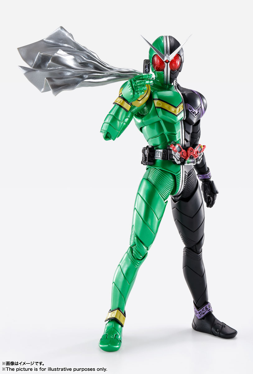 S.H.Figuarts（真骨彫製法） 仮面ライダーW サイクロンジョーカー 風都 ...