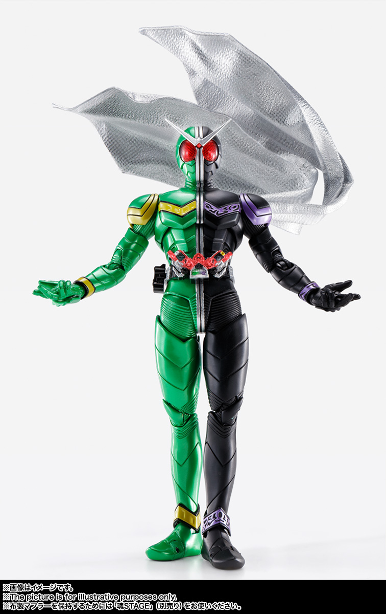 S.H.Figuarts（真骨彫製法） 仮面ライダーW サイクロンジョーカー 風都