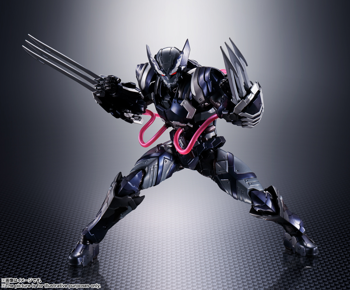 TECH-ON AVENGERS Figure S.H.Figuarts (SH Figure Arts) Venom Symbiote Wolverine ( Tech on Avengers)
