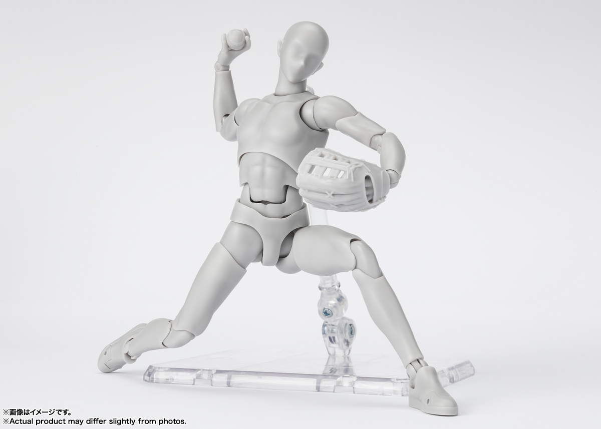 Body-kun/Body-chan Figure S.H.Figuarts Body-kun -Sports- Edition DX SET (Gray Color Ver.)