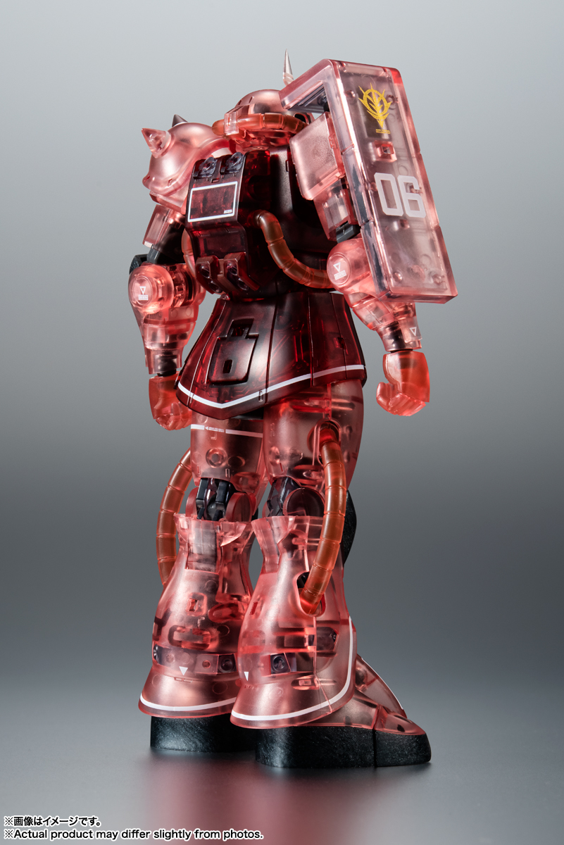 機動戦士ガンダム フィギュア ROBOT魂 ＜SIDE MS＞ MS-06S シャア専用ザク ver. A.N.I.M.E. ～クリアカラー～