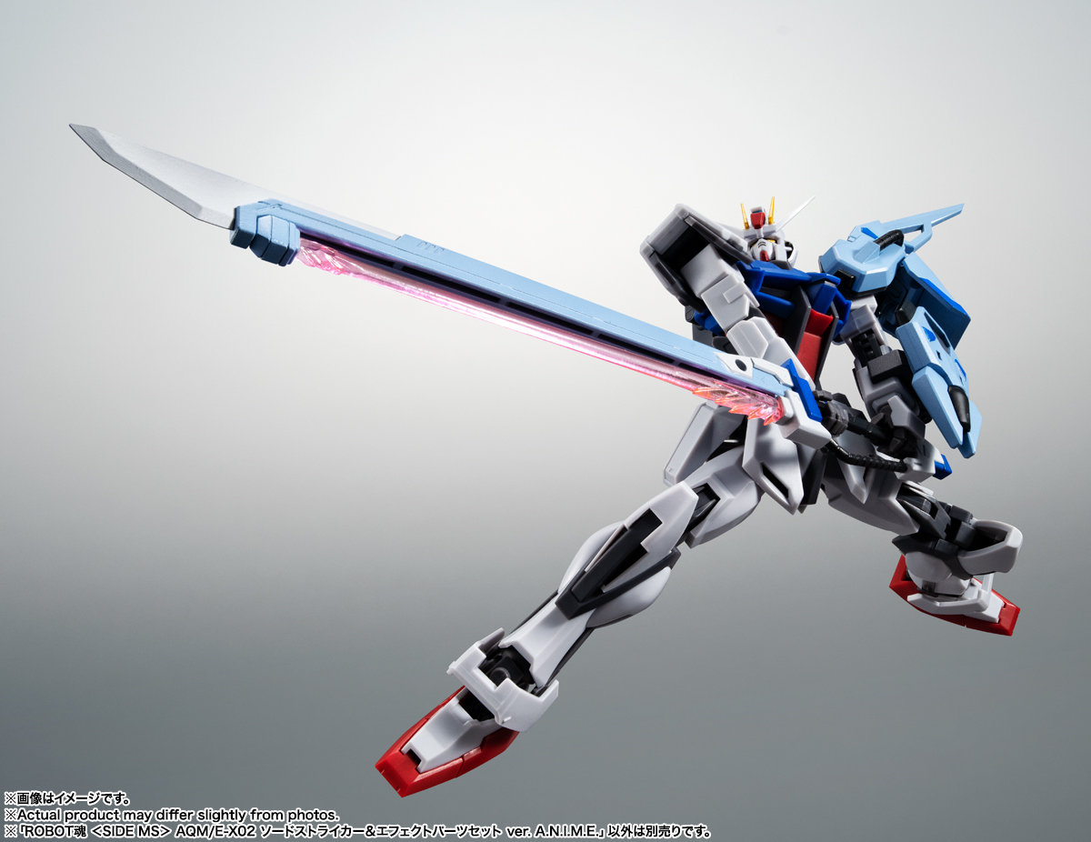 Mobile Suit Gundam Seed Figure ROBOT SPIRITS (ROBOT SPIRITS) ＜SIDE MS AQM/E-X02 SWORD STRIKER ＆ EFFECT PARTS SET ver. A.N.I.M.E.
