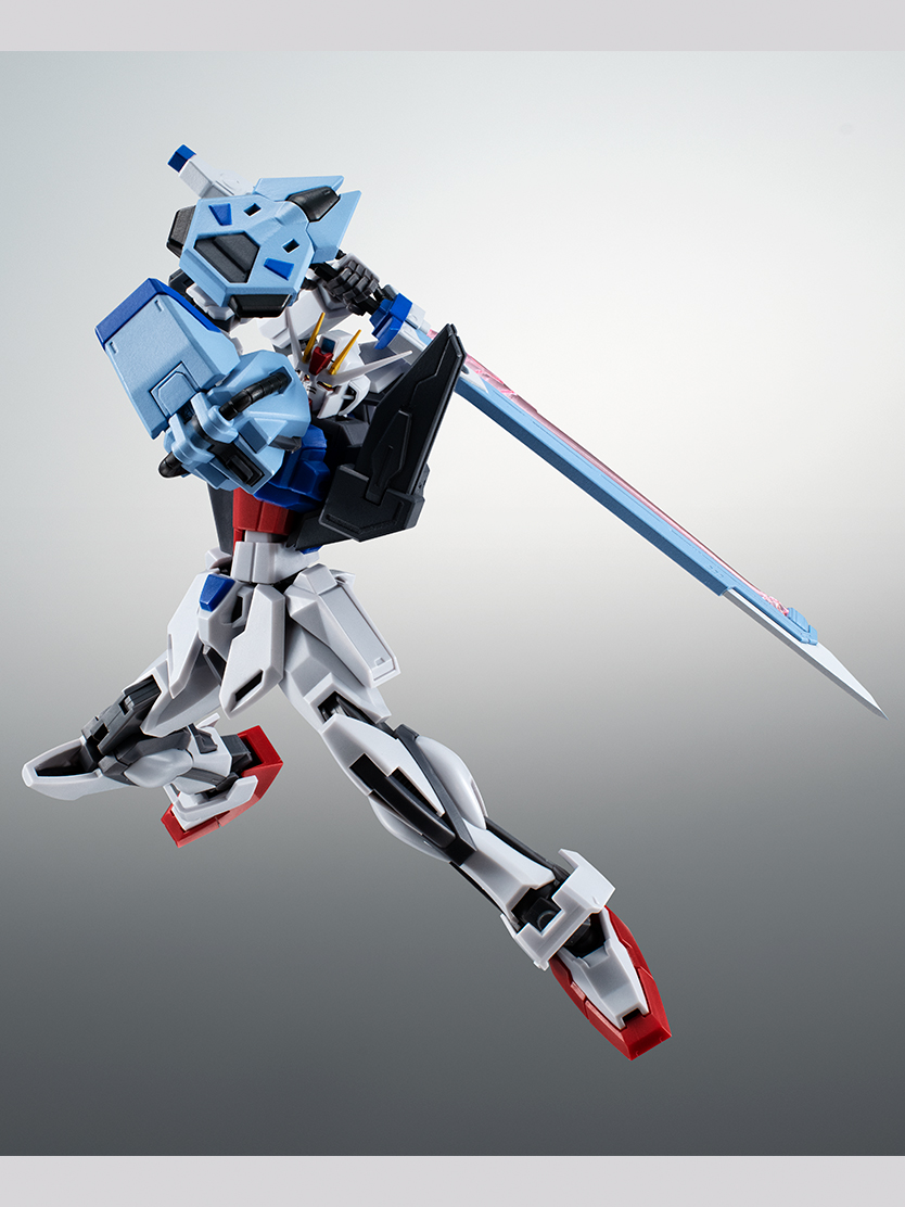 Mobile Suit Gundam Seed Figura ROBOT SPIRITS (ROBOT SPIRITS) ＜SIDE MS＞ AQM/E-X02 Sword Striker & Effect Parts Set. ver. A.N.I.M.E.