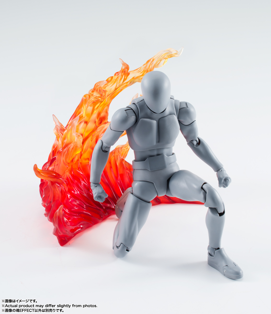 Non-Character Figure Soul Effect BURNING FLAME RED Ver. for S.H.Figuarts