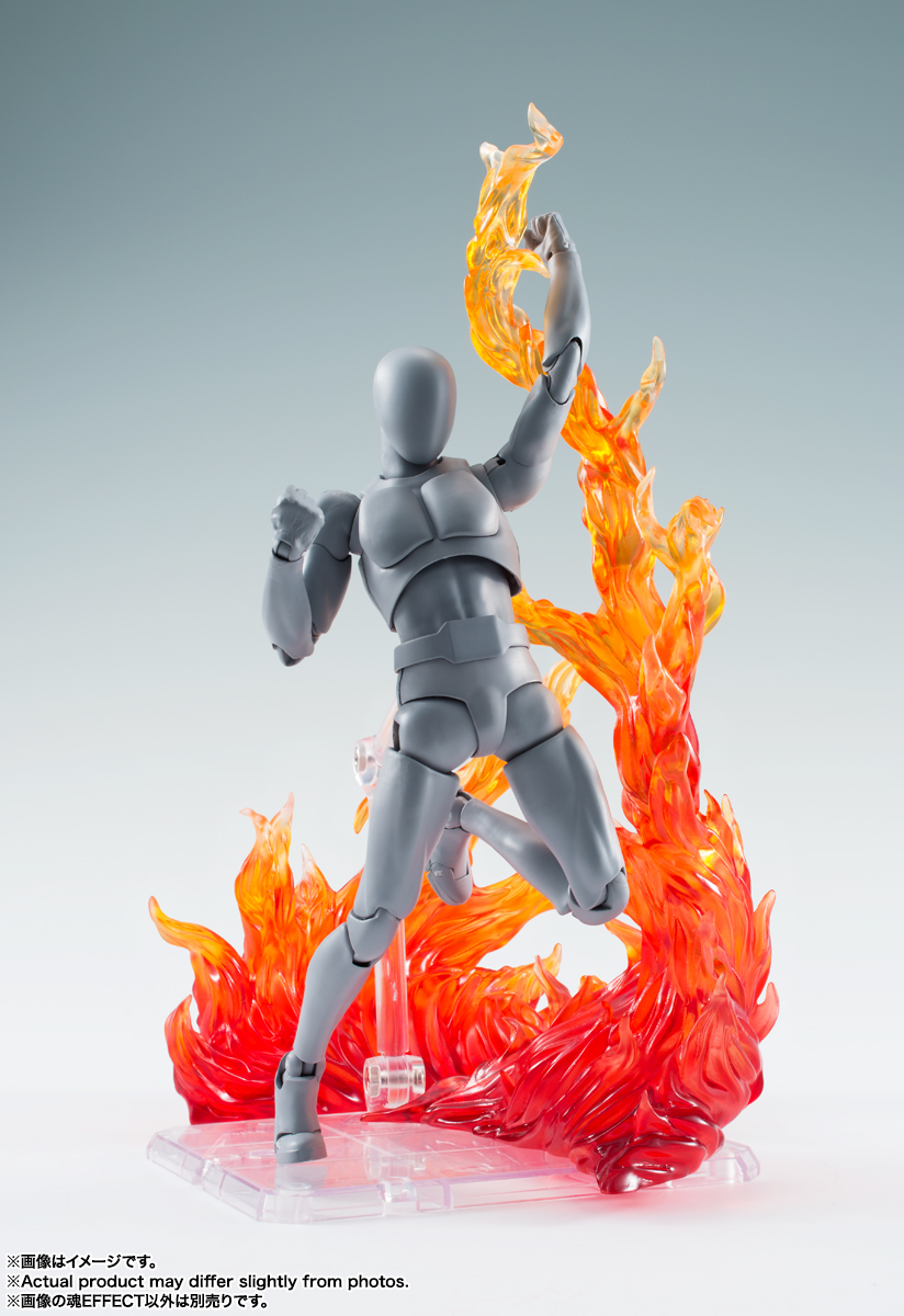 Non-Character Figure Soul Effect BURNING FLAME RED Ver. for S.H.Figuarts