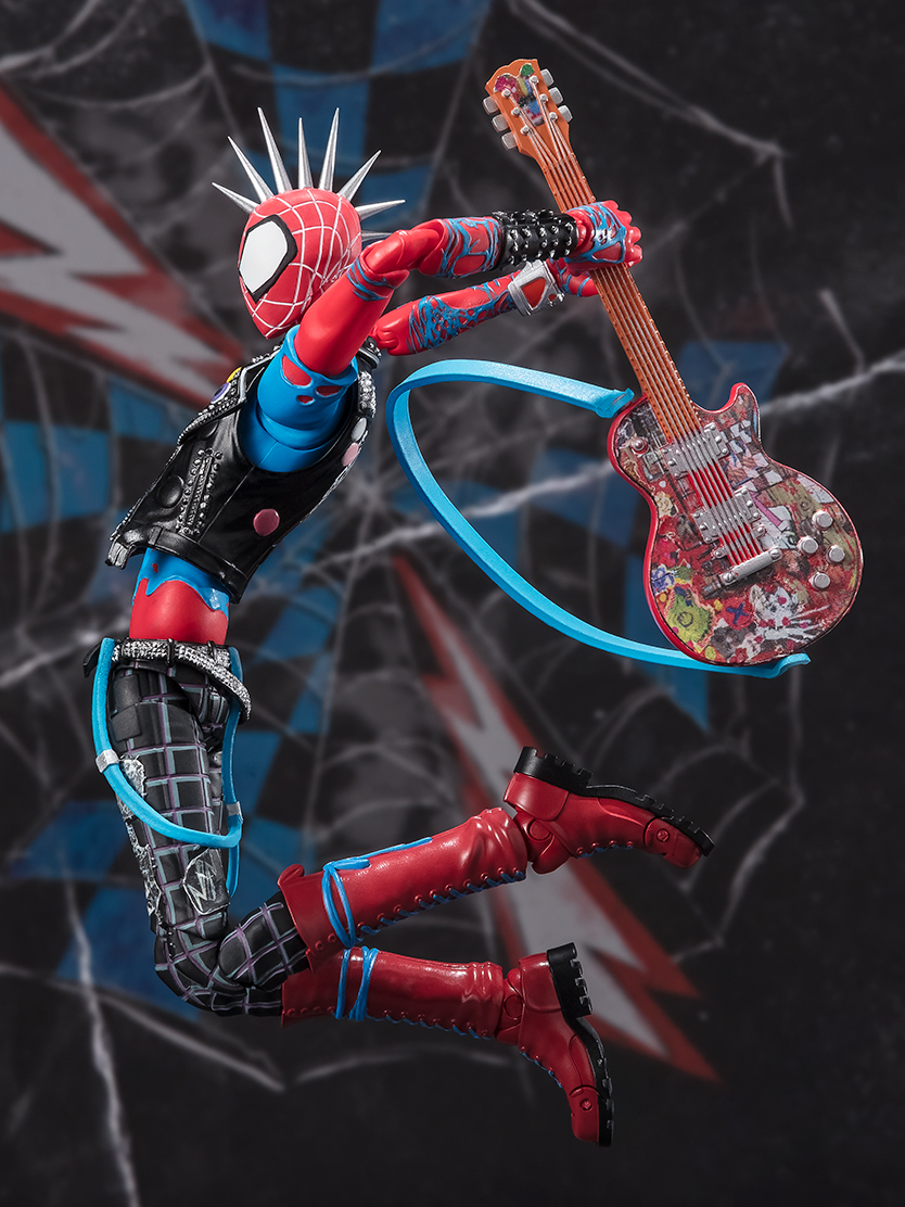 蜘蛛俠：穿越蜘蛛俠圖S.H.Figuarts SPIDER-PUNK(Spider-Man: Across the Spider-Verse)