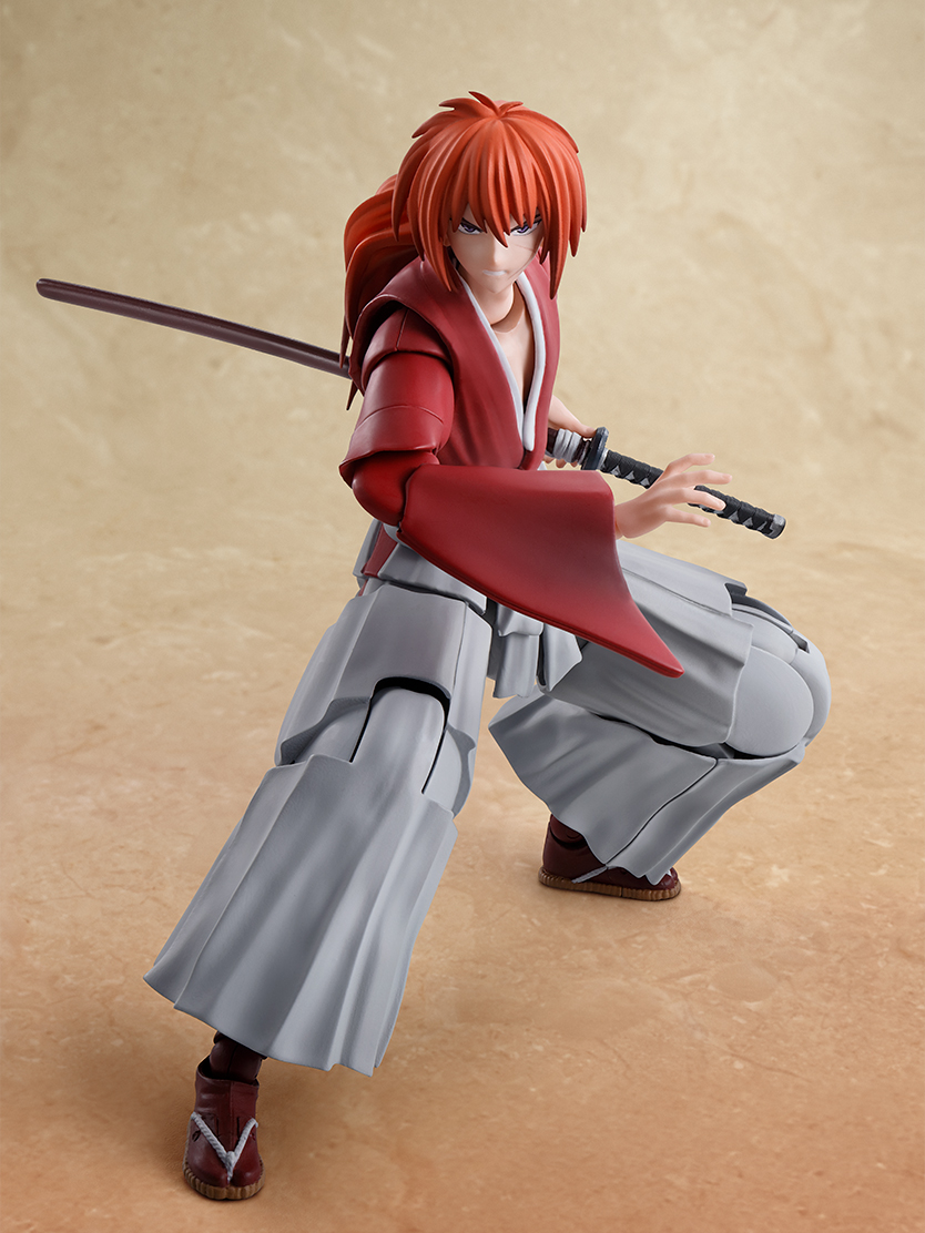 Rurouni Kenshin-Meiji Espadachín Romántico Tan- Figuras S.H.Figuarts Kenshin Himura