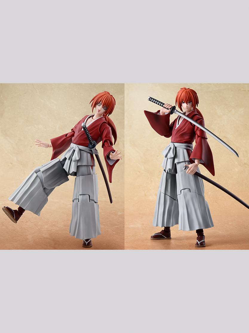Rurouni Kenshin-Meiji Swordsman Romantic Tan- Figure S.H.Figuarts Kenshin Himura