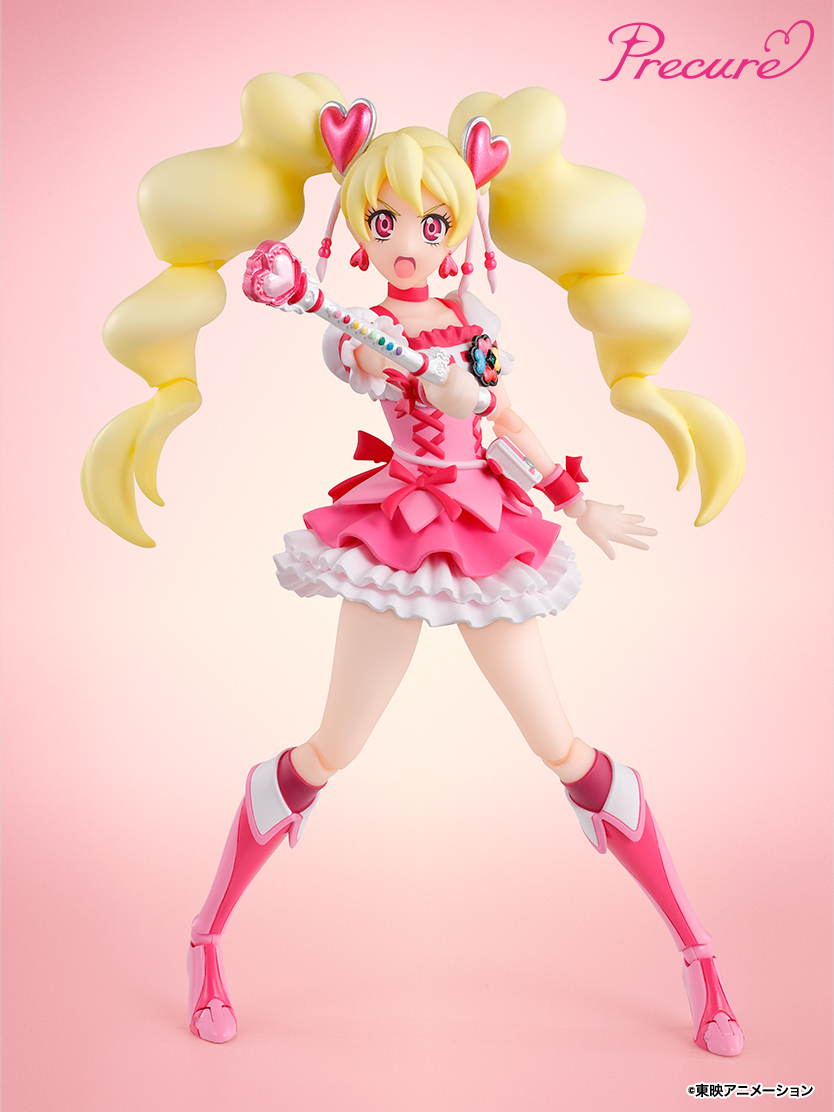 Pretty Cure Series PVC Figure S.H.Figuarts Cure Peach -Precure Character Designer's Edition