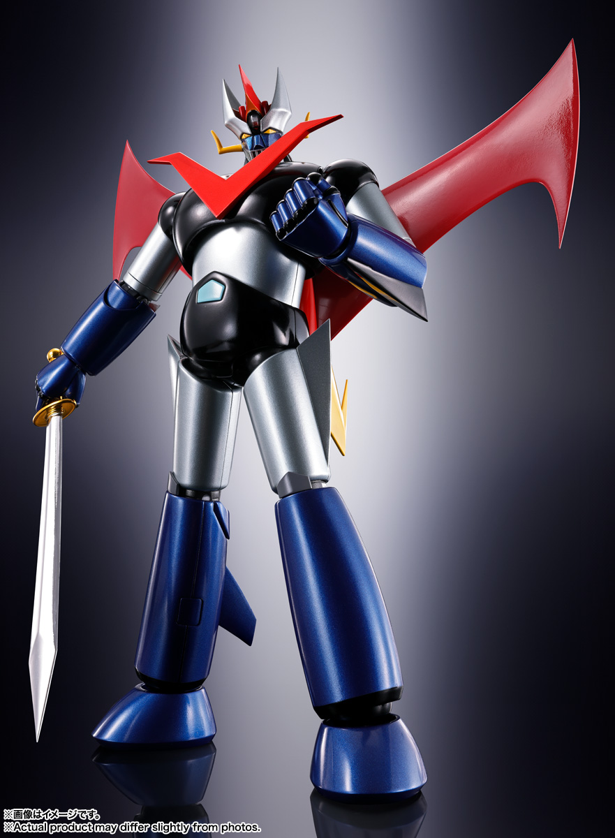 TAMASHII NATIONS Soul Of Chogokin GX-111 Great Mazinger Kakumei Shinka - Figura 190mm, 50° Anniversario, Set Con Accessori