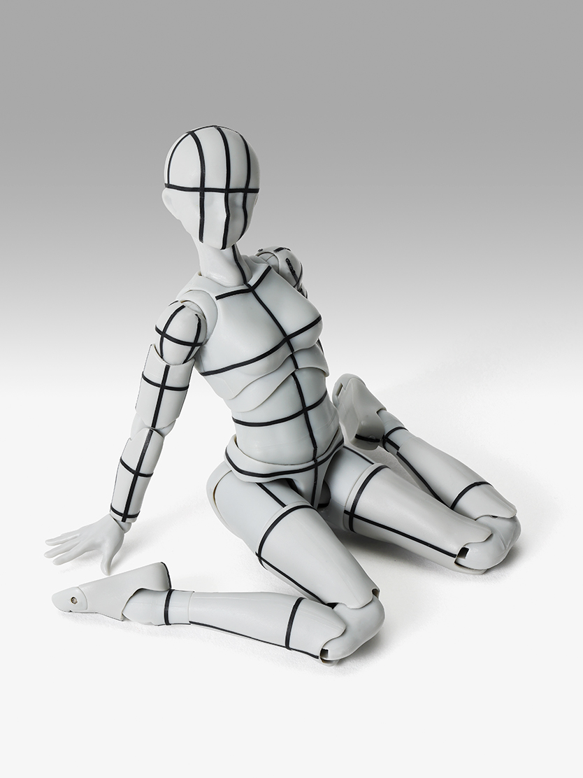 男性素体/女性素体系列S.H.Figuarts Figure Body-chan -Sports- Edition -Wireframe- (Gray Colour Ver.)