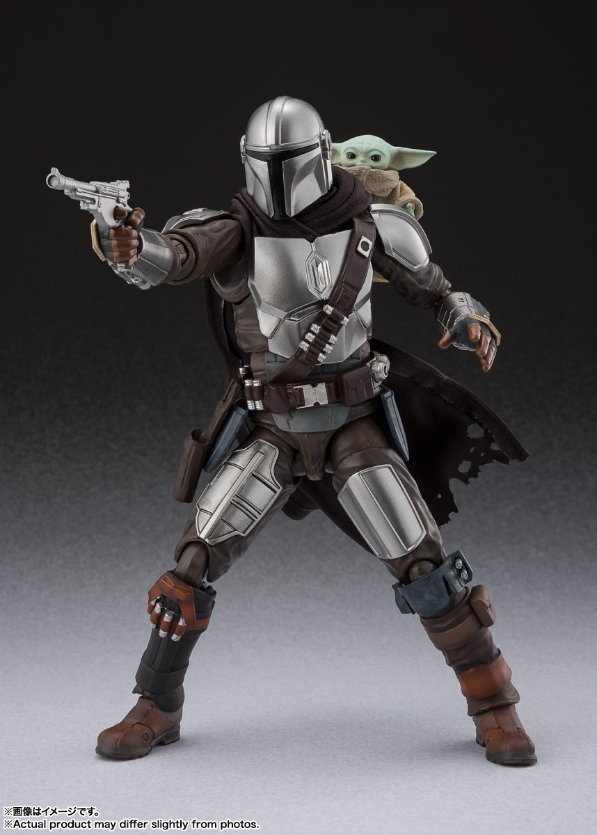 Simple style & Heroic action Figuarts Din Djarin + Grogu(Star Wars :The Mandalorian and Grogu)