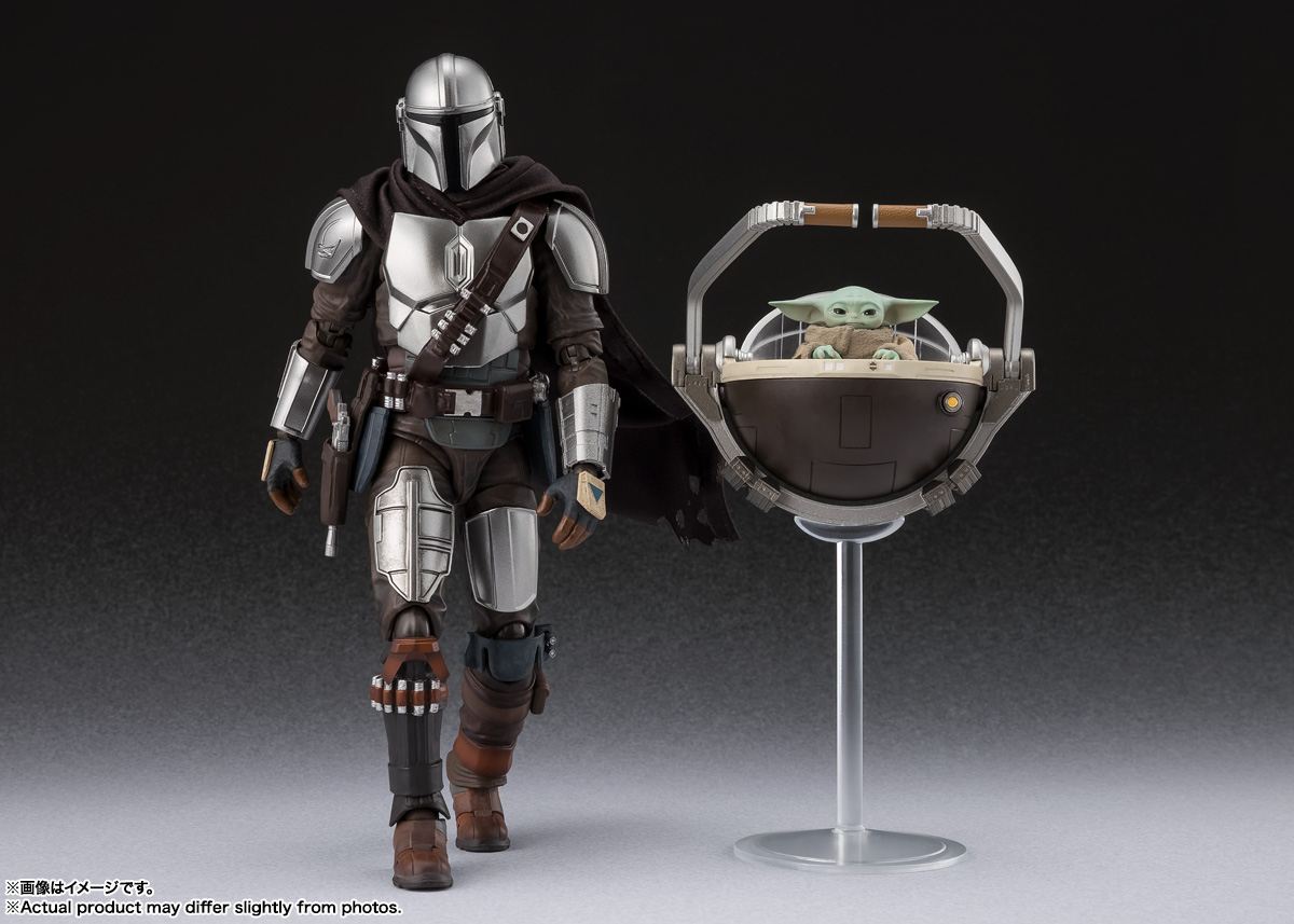Simple style & Heroic action Figuarts Din Djarin + Grogu(Star Wars :The Mandalorian and Grogu)