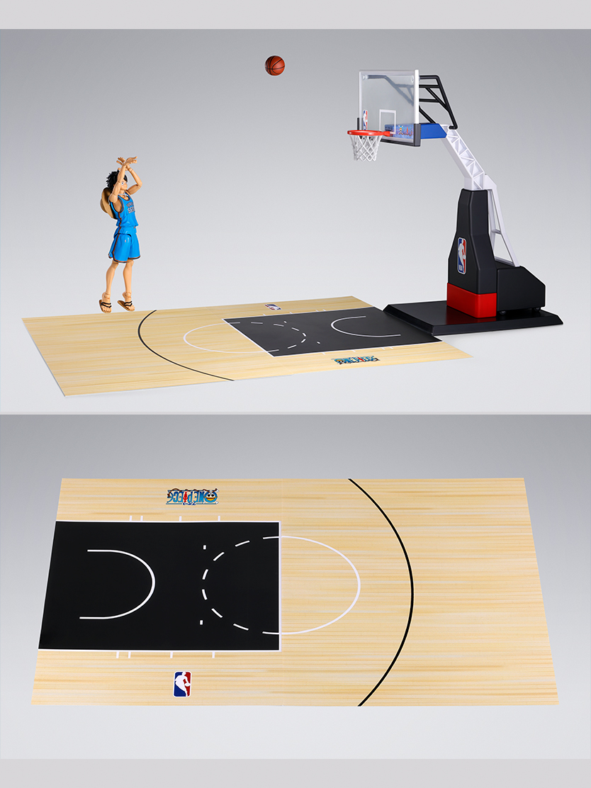 ワンピース フィギュア S.H.Figuarts ONE PIECE×NBA バスケットゴールセット