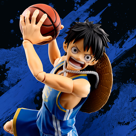 S.H.Figuarts ONE PIECE×NBA モンキー・D・ルフィ -GOLDEN STATE WARRIORS ver.-