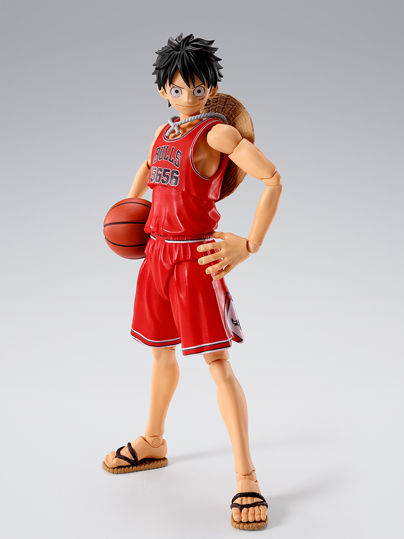 ワンピース フィギュア S.H.Figuarts ONE PIECE×NBA モンキー・D・ルフィ -CHICAGO BULLS ver.-