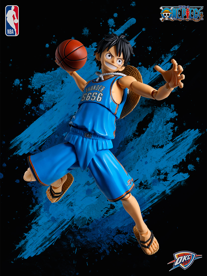 S.H.Figuarts&nbsp;ONE PIECE×NBA モンキー・D・ルフィ -OKLAHOMA CITY THUNDER ver.-