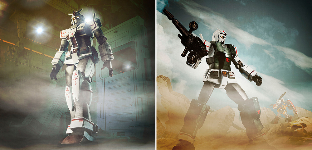'ROBOT SPIRITS Gundam (Rollout Colour) & "Plamo Kyoshiro" Special Parts Set ver. A.N.I.M.E.' Imagen.