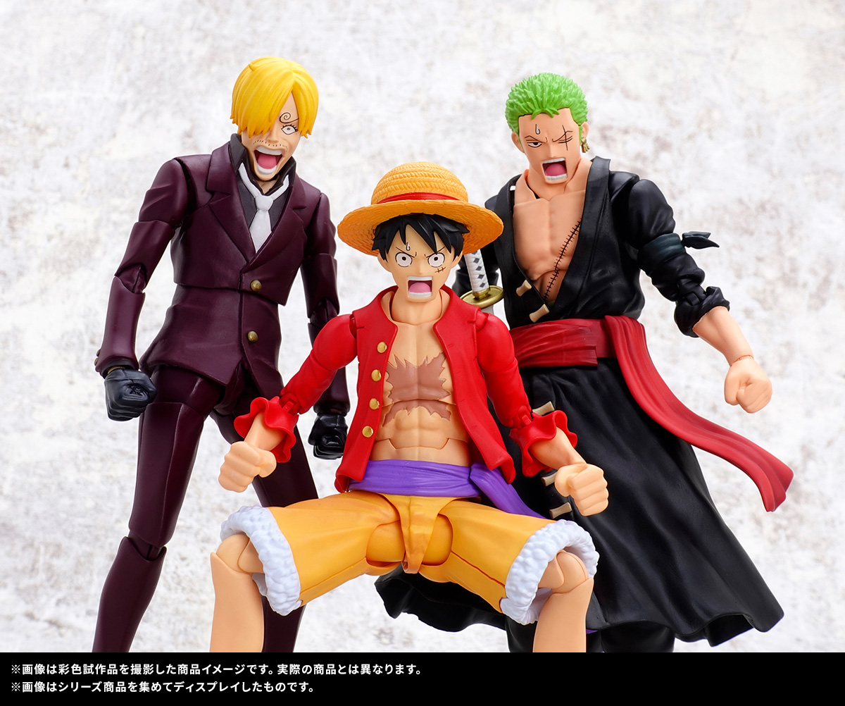 S.H.Figuartsに『ONE PIECE』新シリーズが参戦!! ルフィ、ゾロ、サンジ