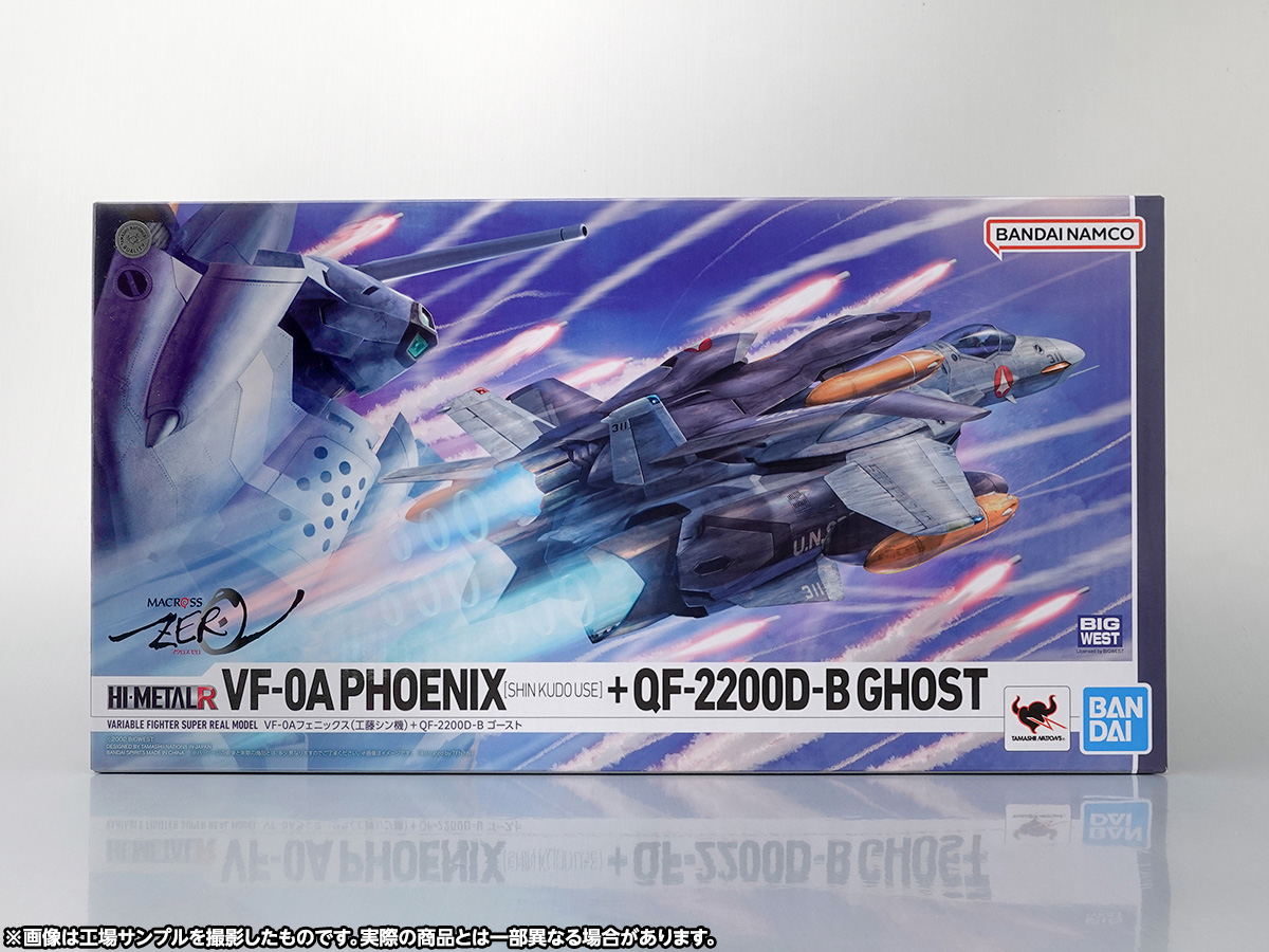 发售日期临近 5 月 25 日星期六！ “HI-METAL R VF-0A Phoenix（工藤新希）+ QF-2200D-B Ghost”样本照片介绍